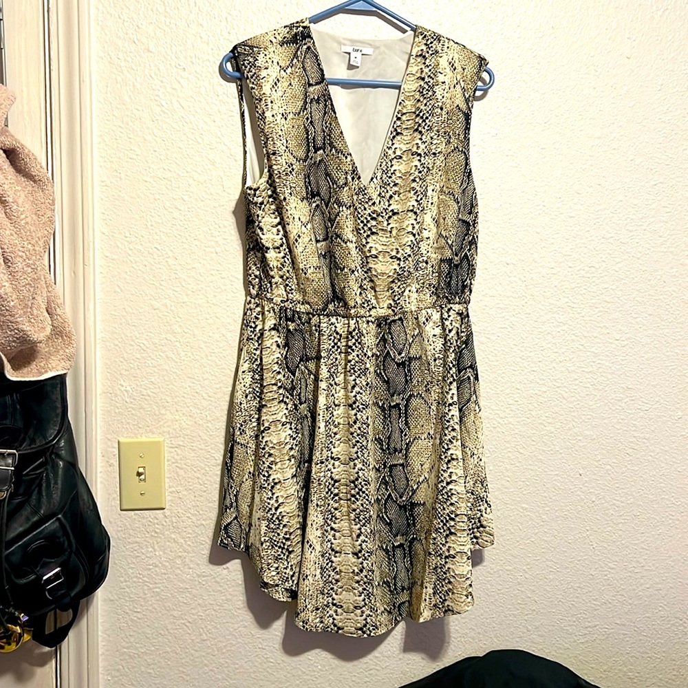 Bar III dress, print is snakeskin style. Size medium.